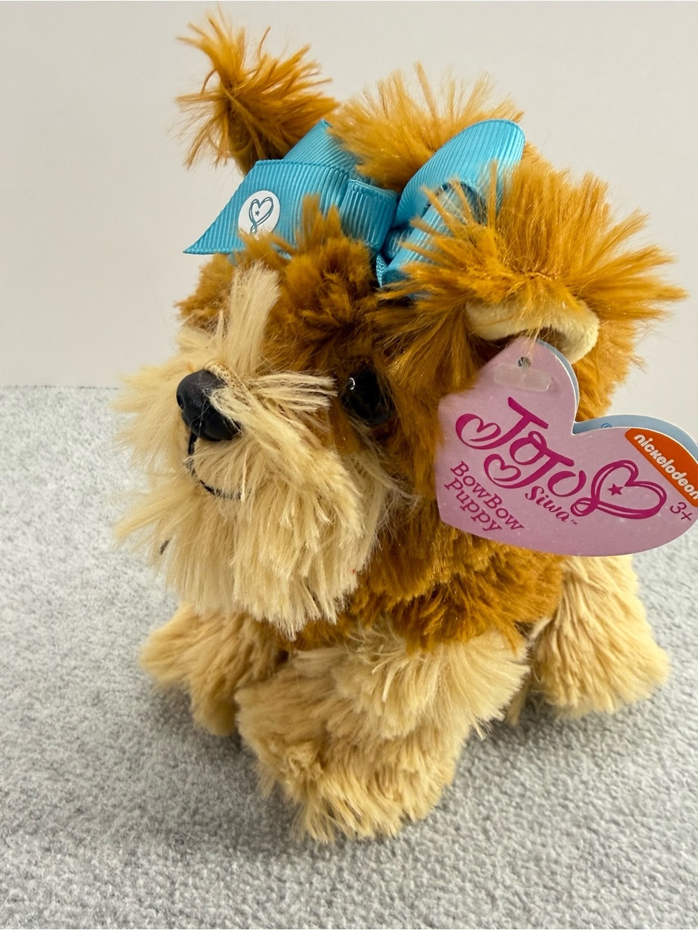 Nickelodeon Jojo Plush Siwa Bowbow Puppy Yorkie Tea Cup 2017 Viacom JustPlay NWT
